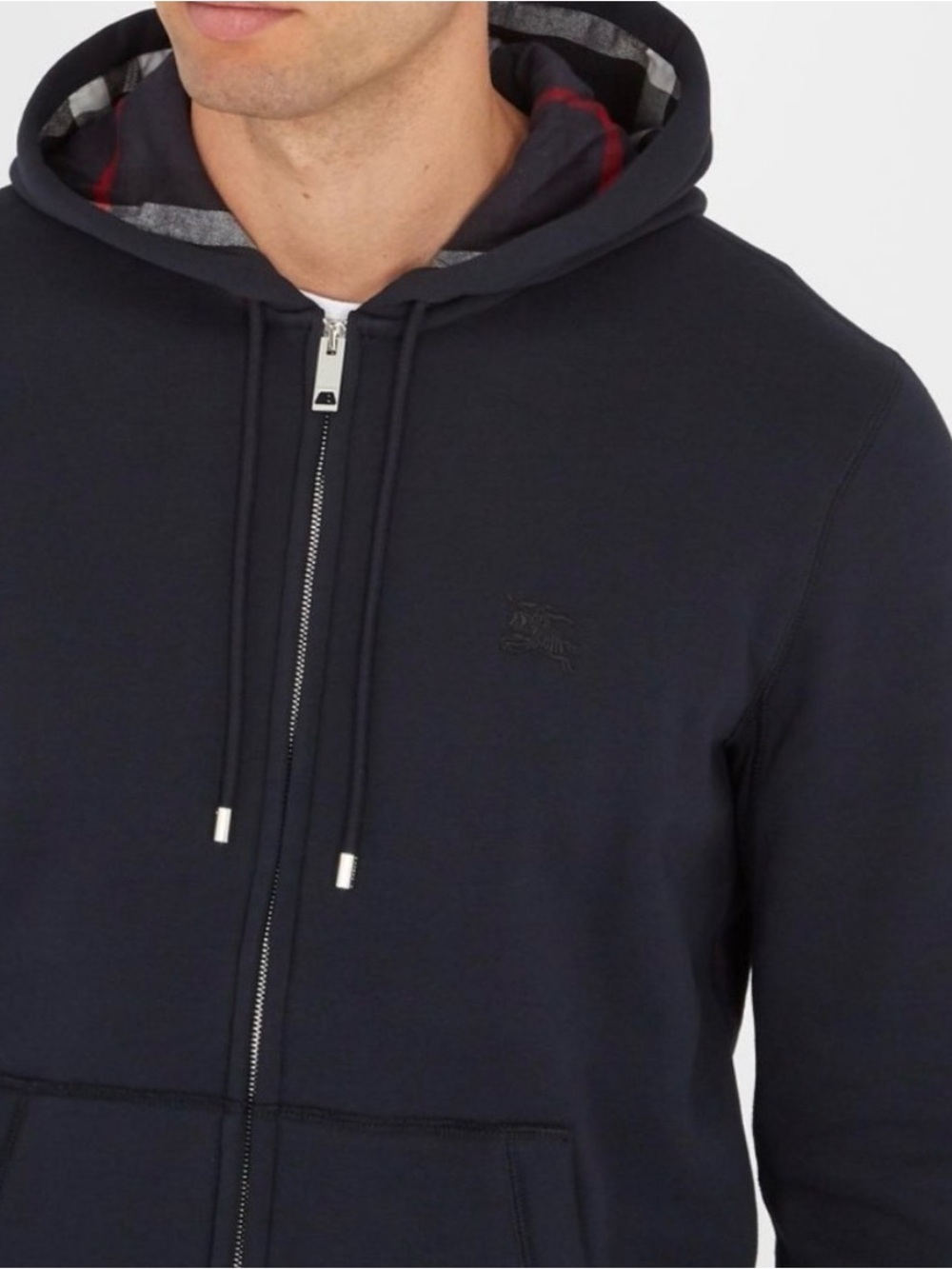 Burberry Clarendon Zip Up Hoodie XS